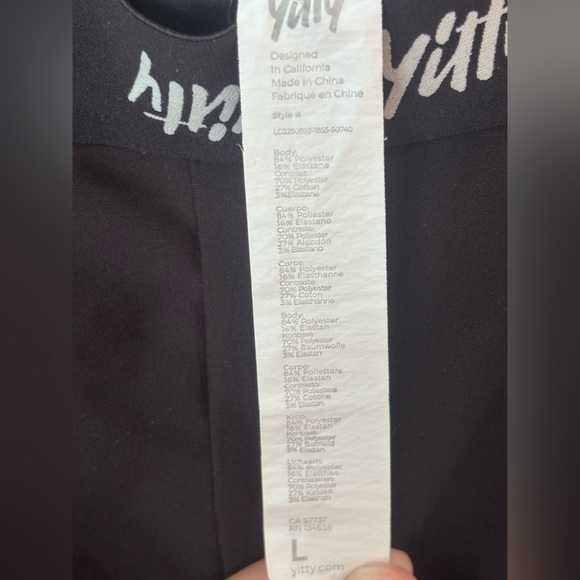 NWOT Yitty Major Label Shaping High Waist Legging Black Large Shapewear Lizzo - Picture 6 of 6